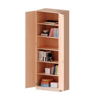 Schrank mit Doppeltüren und 5 Einlegeböden B 100 x H 226 x T 50 cm