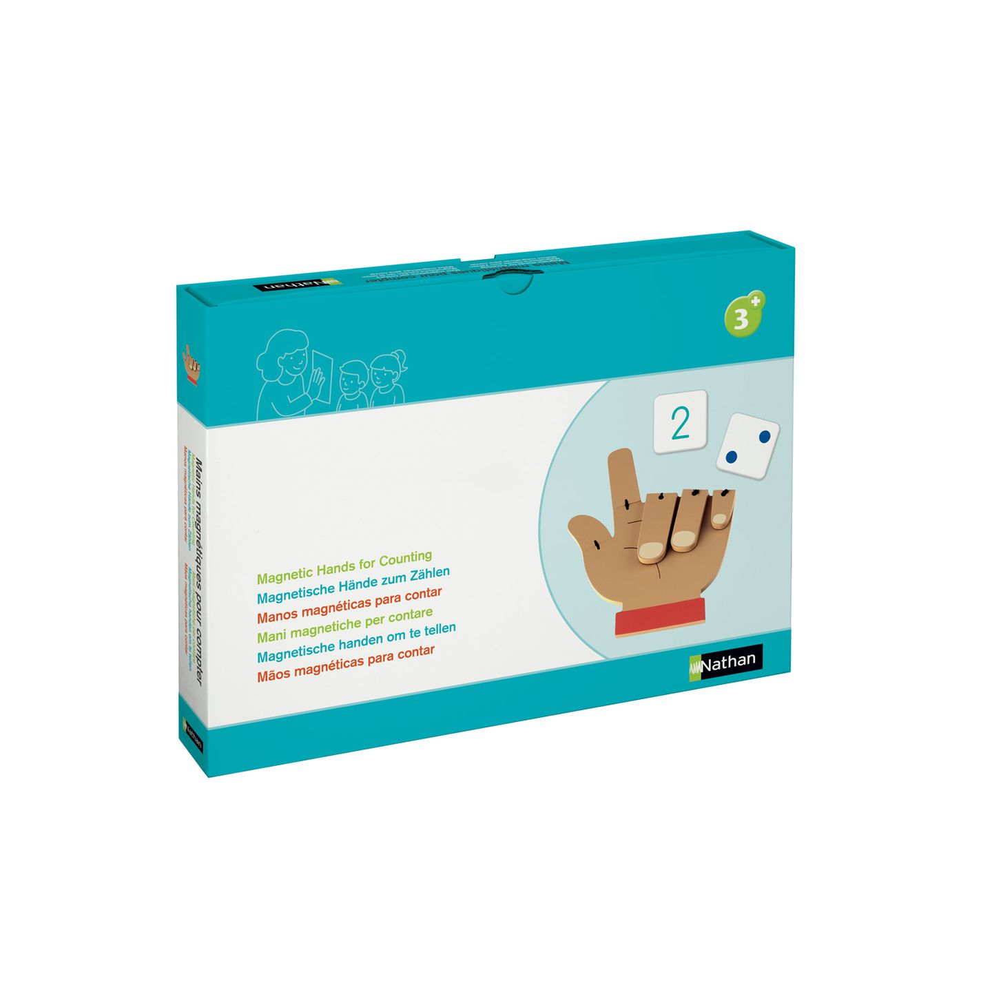 Magnetische Hände zum Zählen