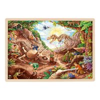 Dinosaurier Ausgrabung Puzzle, 192 Teile