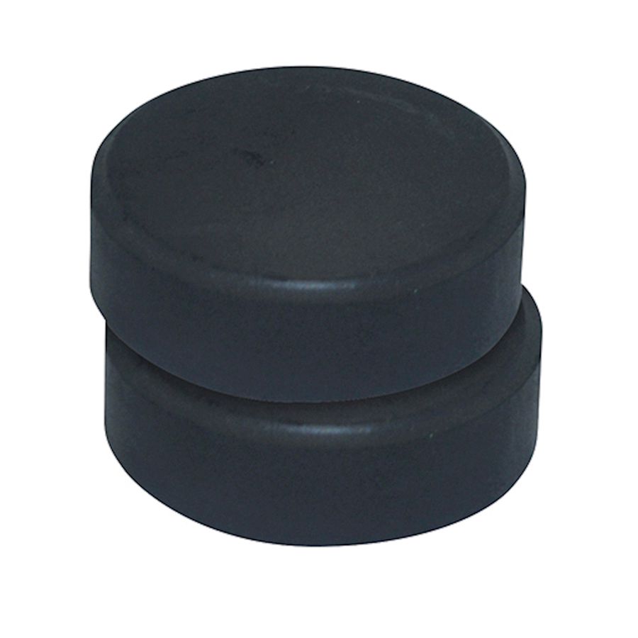 Tempera-Blöcke schwarz Ø 57 mm, 6 Stk.