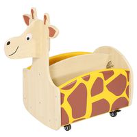 Bücherkiste fahrbar Giraffe