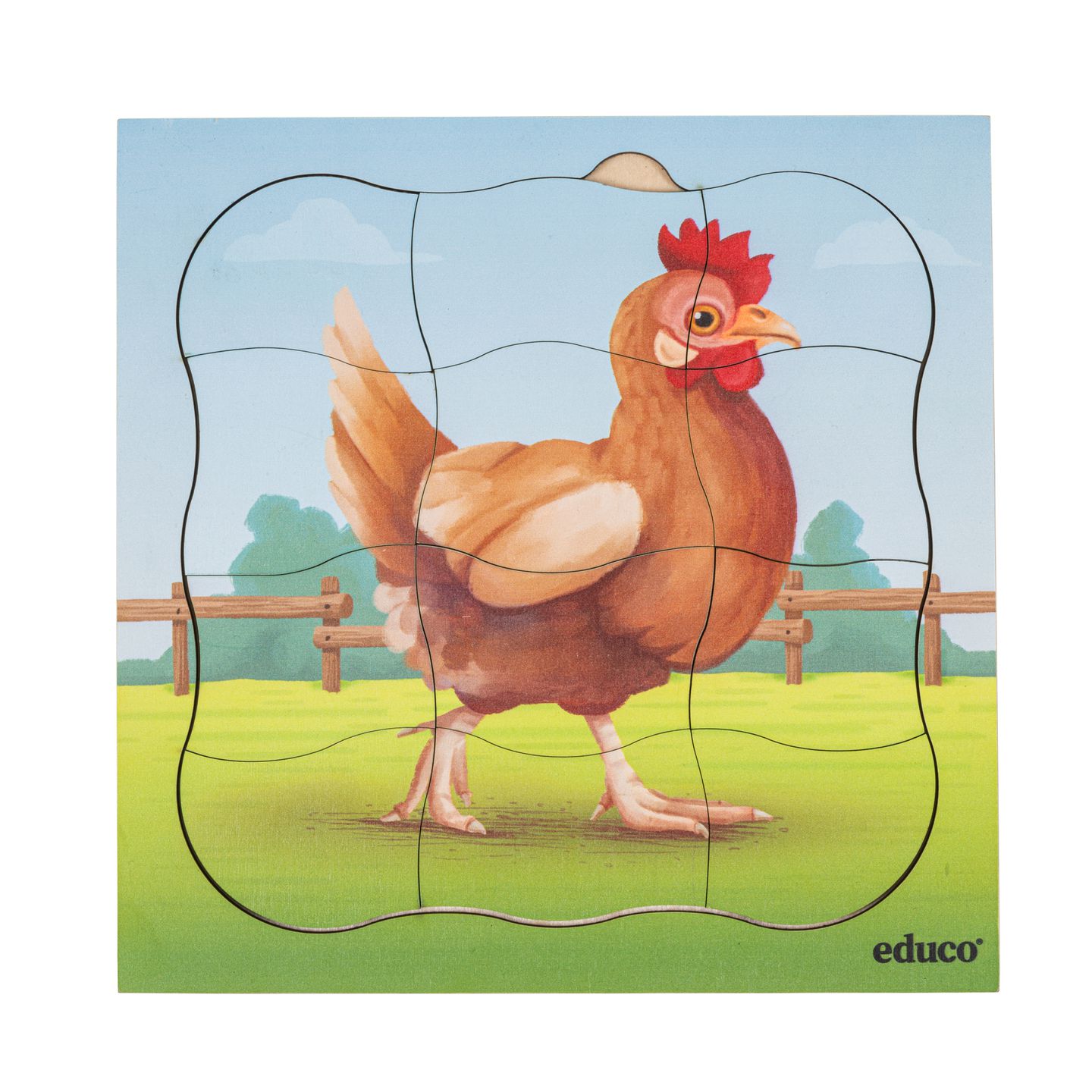 Lagenpuzzle Huhn