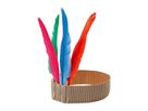 Federn bunt, 20 cm