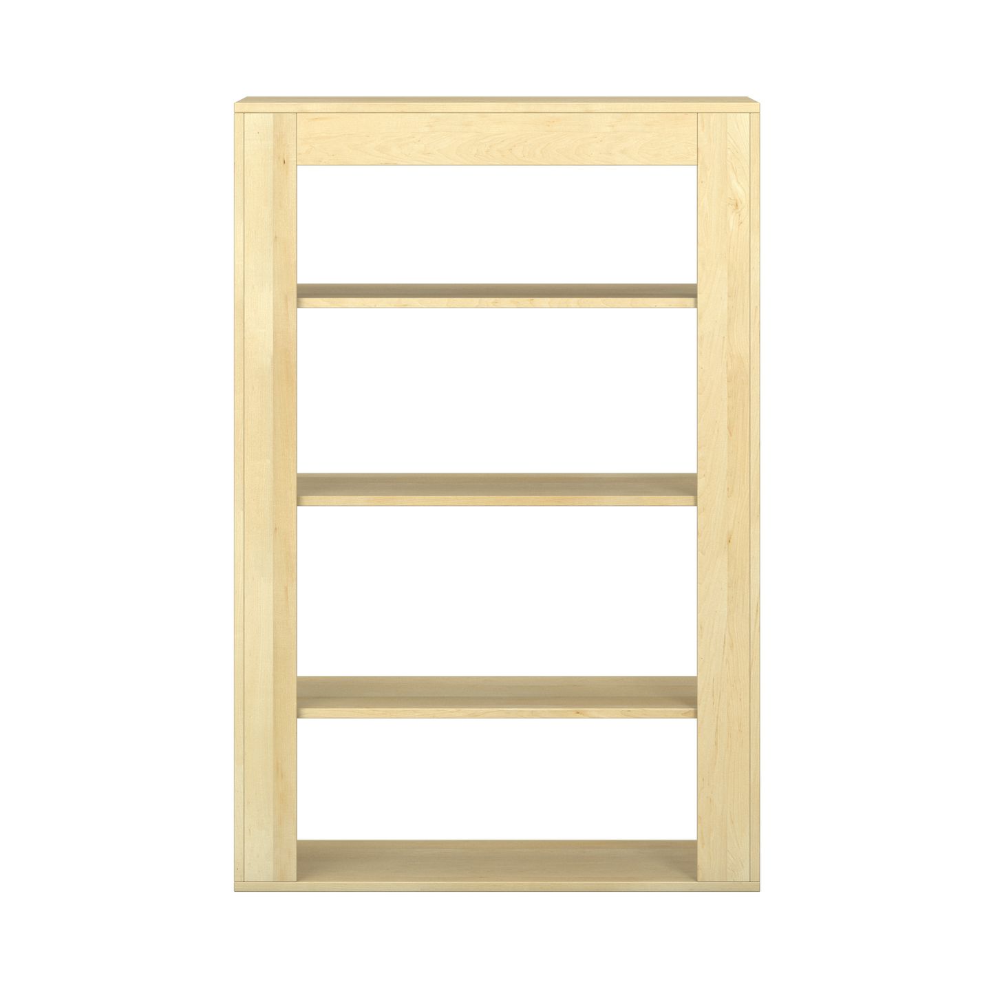 Pureo Regal offen Furnier, mit 3 Einlegeböden, B 100 x H 150 x T 42 cm