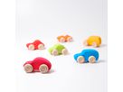 Bunte Holzautos, 6 Stück