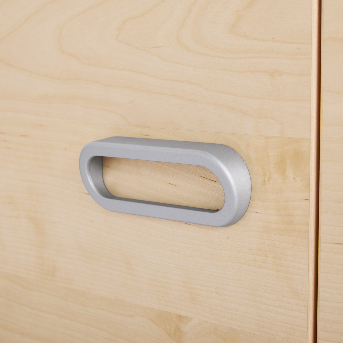 Pureo Doppeltürenschrank Furnier, B 100 x H 50 x T 42 cm