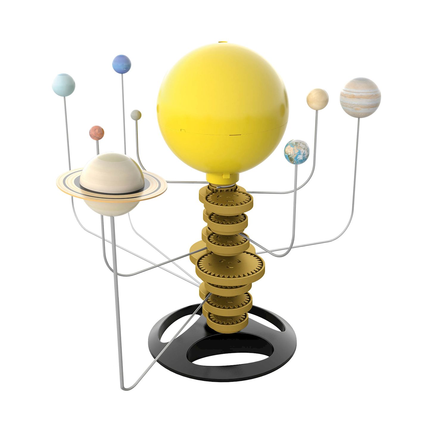 Sonnensystem mit Motorantrieb