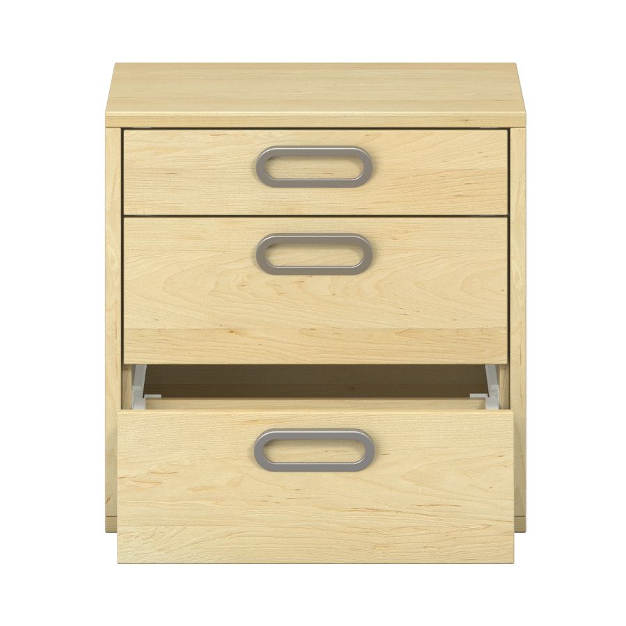 Pureo Schubkastenchrank mit 3 Schubkästen, Furnier
B 50 x H 50 x T 42 cm