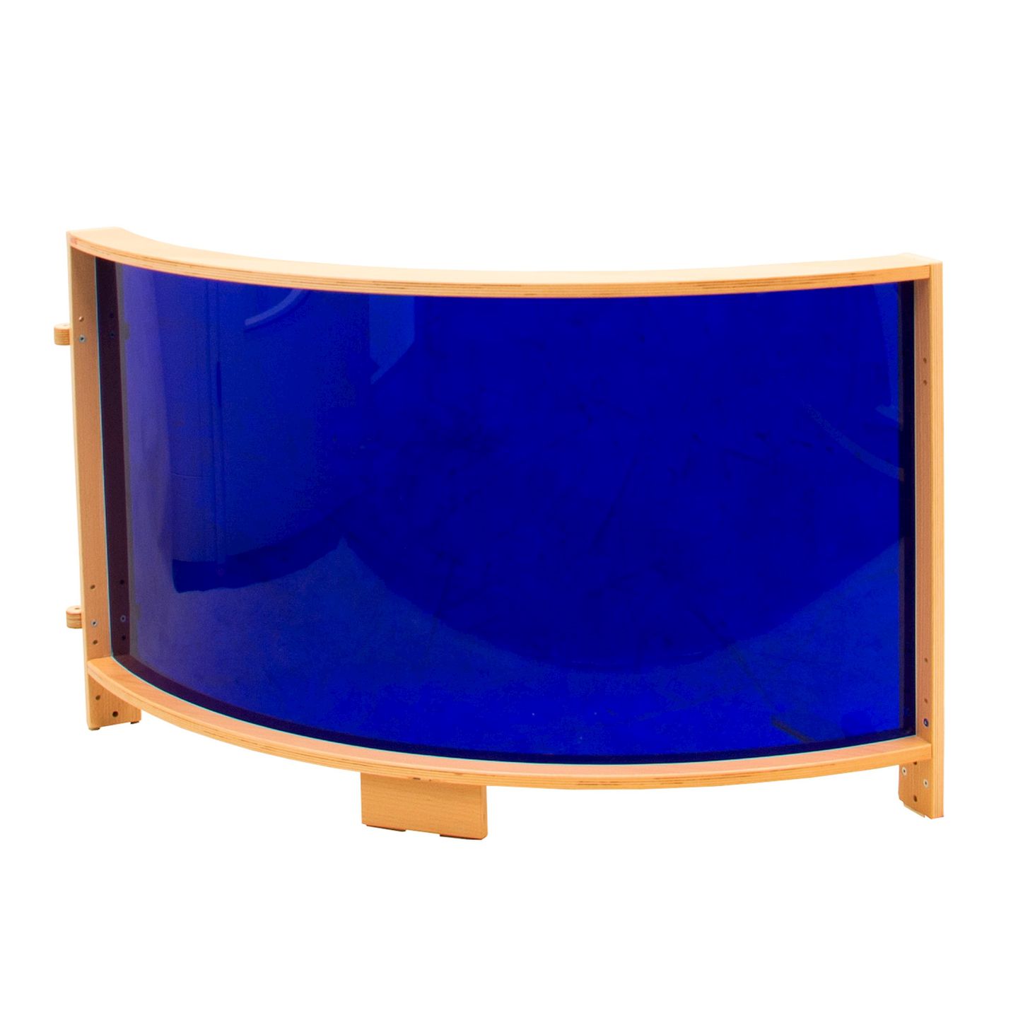 Paravent M Viertelkreis Acrylglas mit Sockel