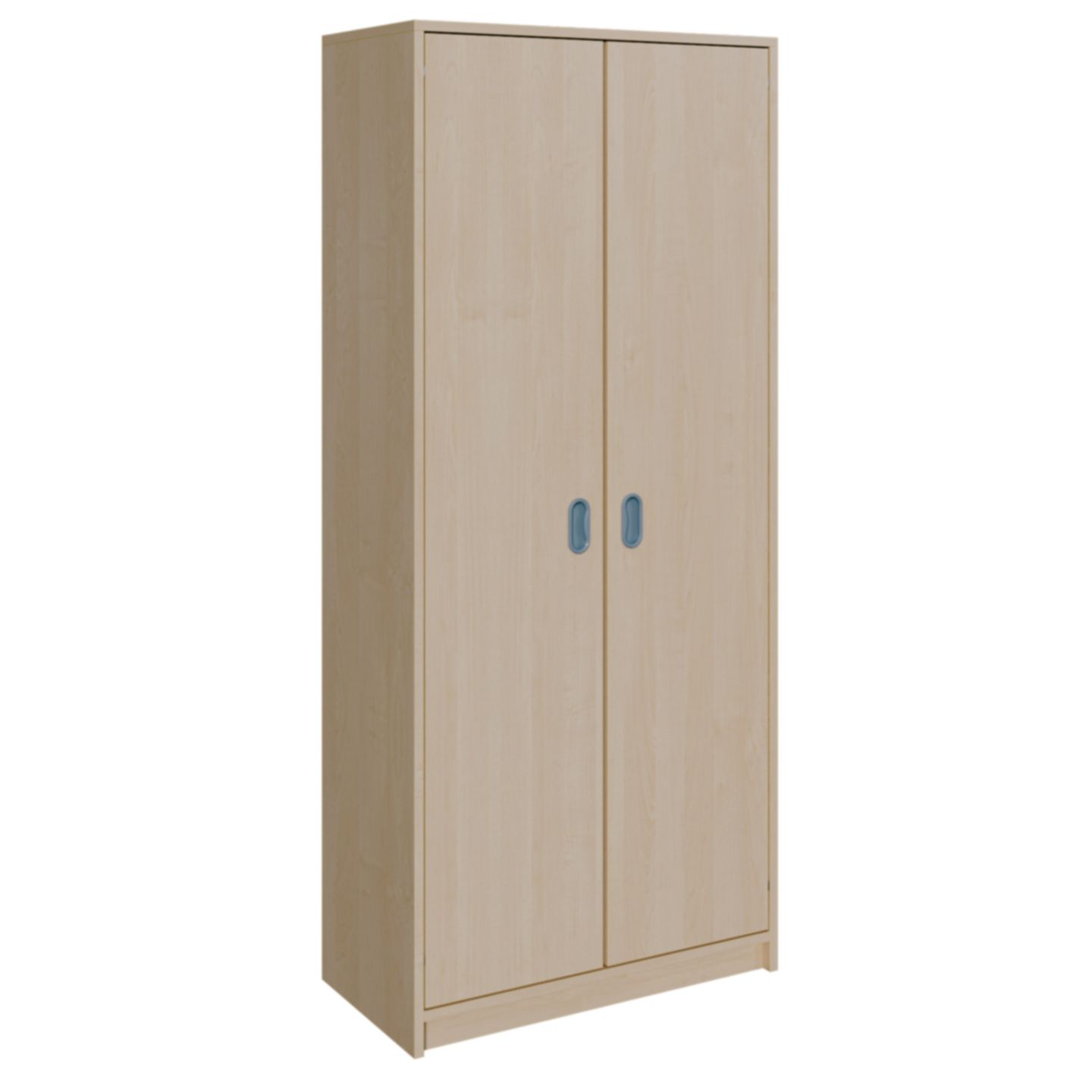 Doppeltürenschrank mit Sockel, ohne Mittelwand, mit 4 Einlegeböden, B 78 x H 180 x T 40 cm