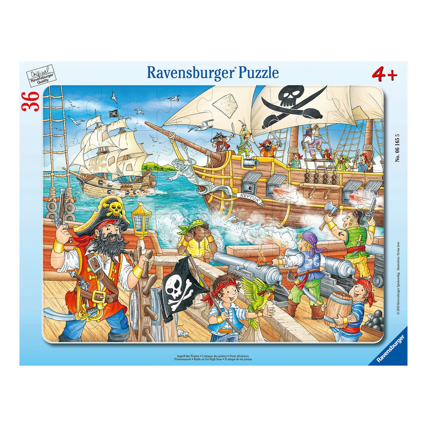 Angriff der Piraten, Puzzle 36 Teile