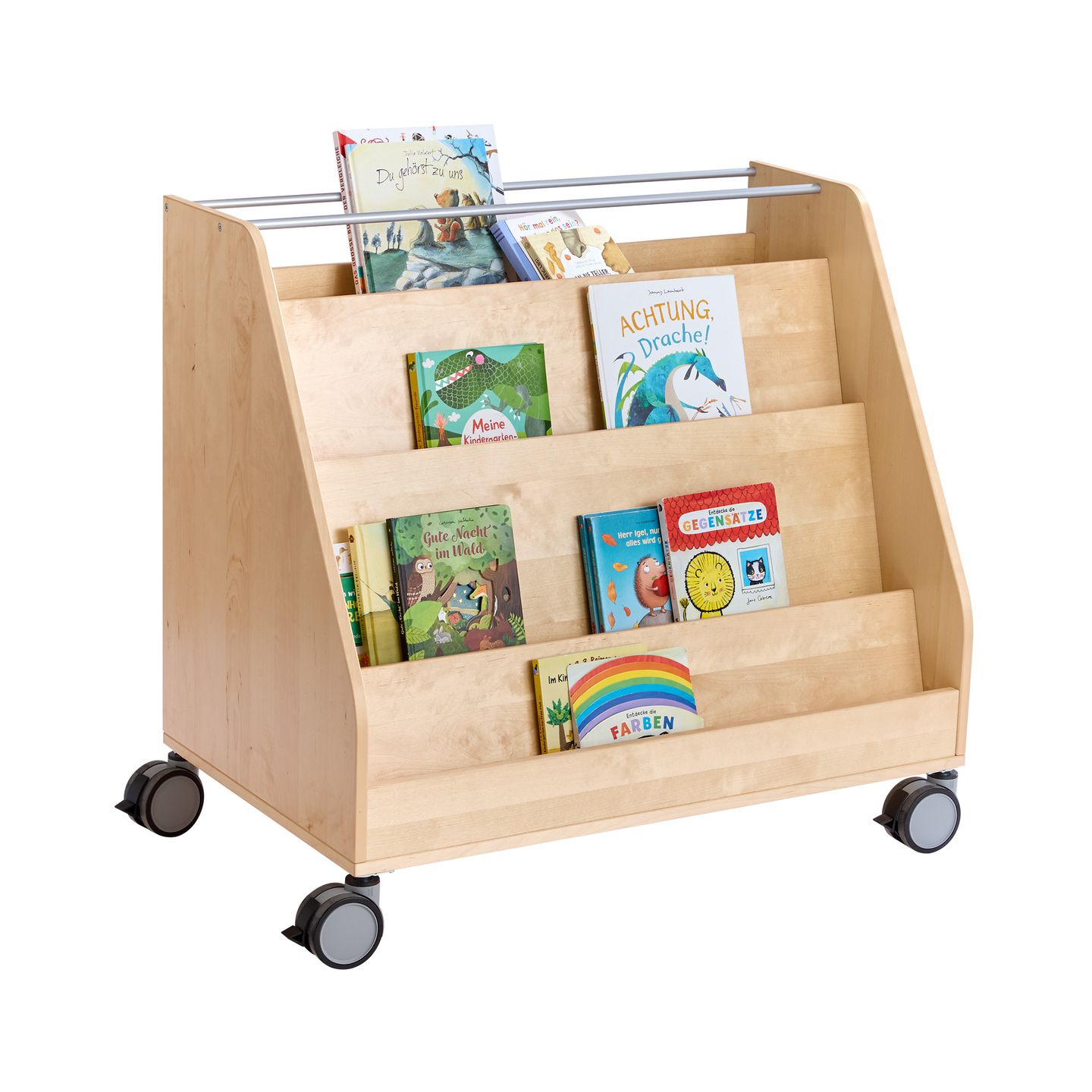 Wendebibliothek Furnier, B 100 x H 92,4 x T 60 cm