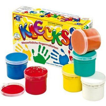 Fingermalfarben-Set Klecksi 6 x 150 g