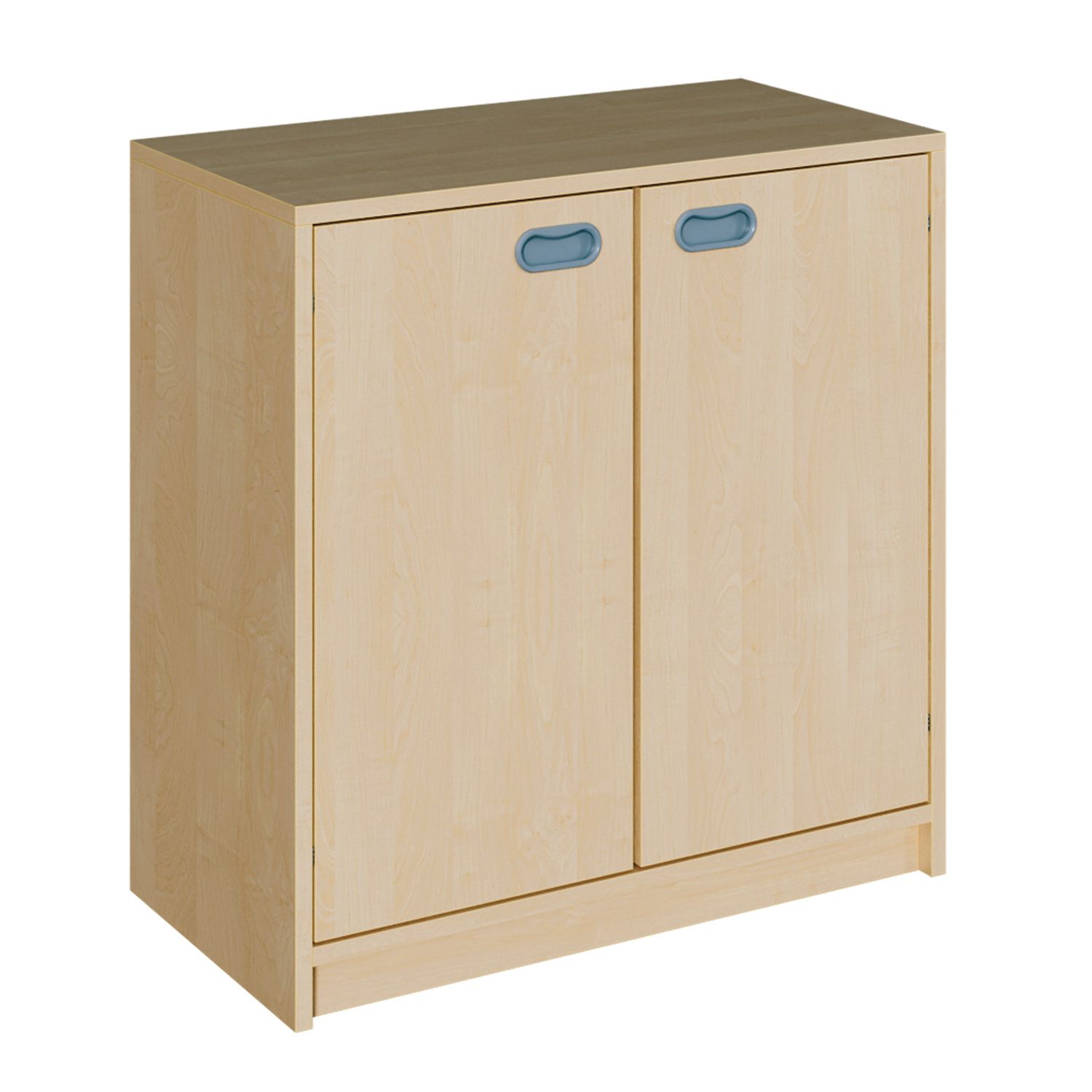 Doppeltürenschrank mit Sockel, ohne Mittelwand, mit 2 Einlegeböden, B 78 x H 80 x T 40 cm