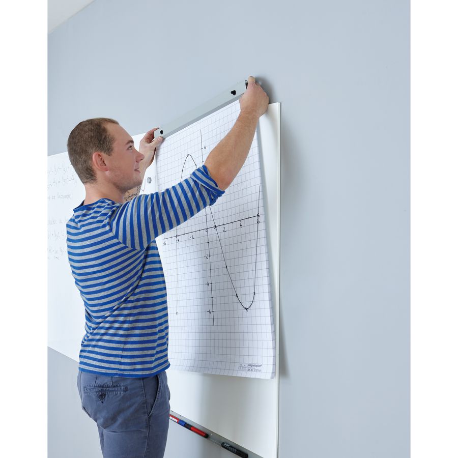 Whiteboard magnetisch, B 115 x H 75 x T 1 cm