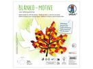 Blanko-Motive Herbstblatt, 20 Stanzbögen