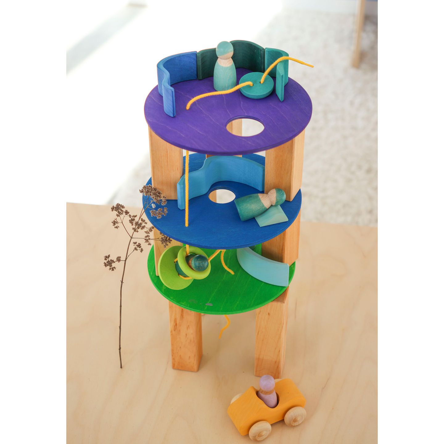 Stapelstein Kullerscheiben Cool Rainbow