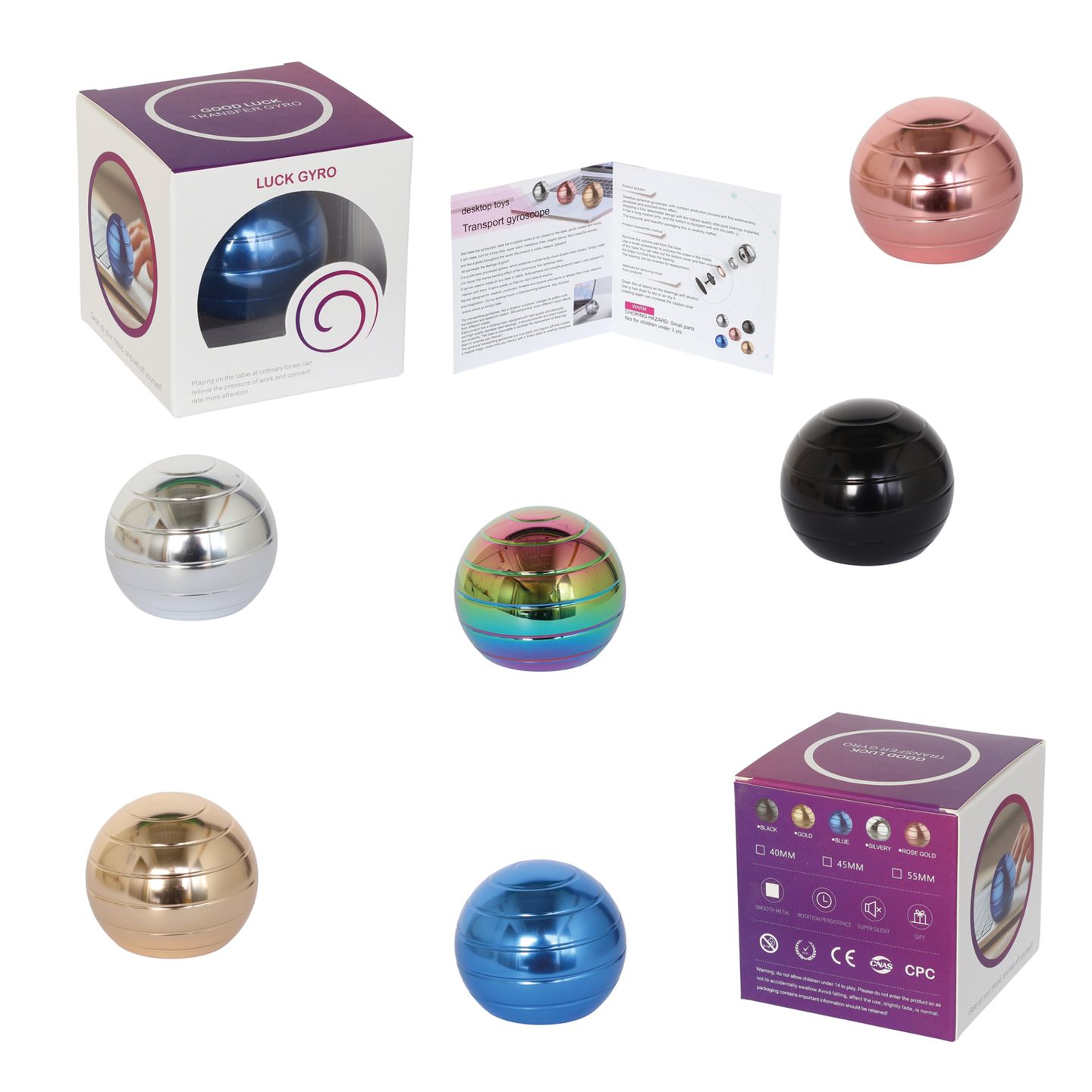 Magische Kugel Lucky Gyro Ø 4 cm