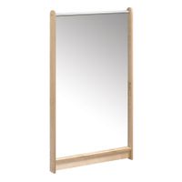 Mittlere Trennwand Spiegel / Magnet, B 118,5 x H 136 cm