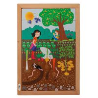 Drunter und drüber Puzzle - im Garten