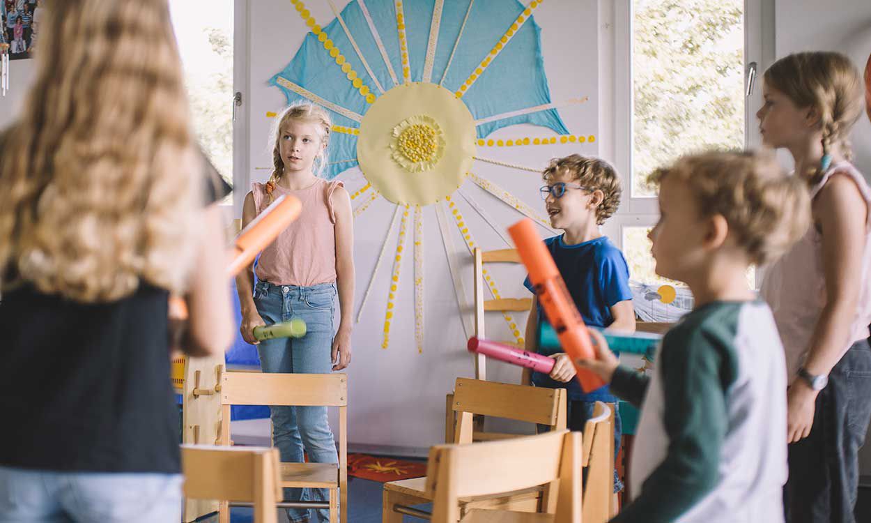 Bewegung im Klassenzimmer