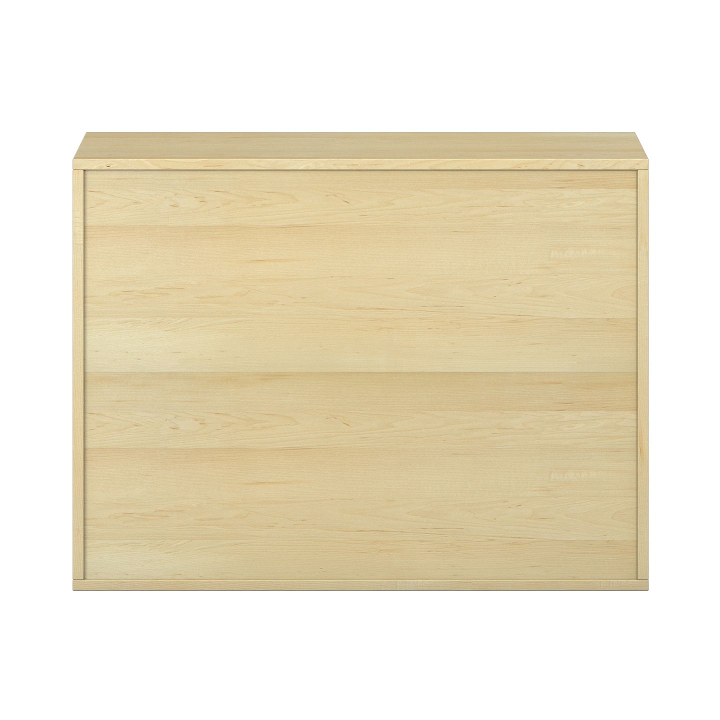Pureo Materialschrank Furnier mit 12 Kästen, mit 3 Einlegeböden, B 100 x H 75 x T 42 cm