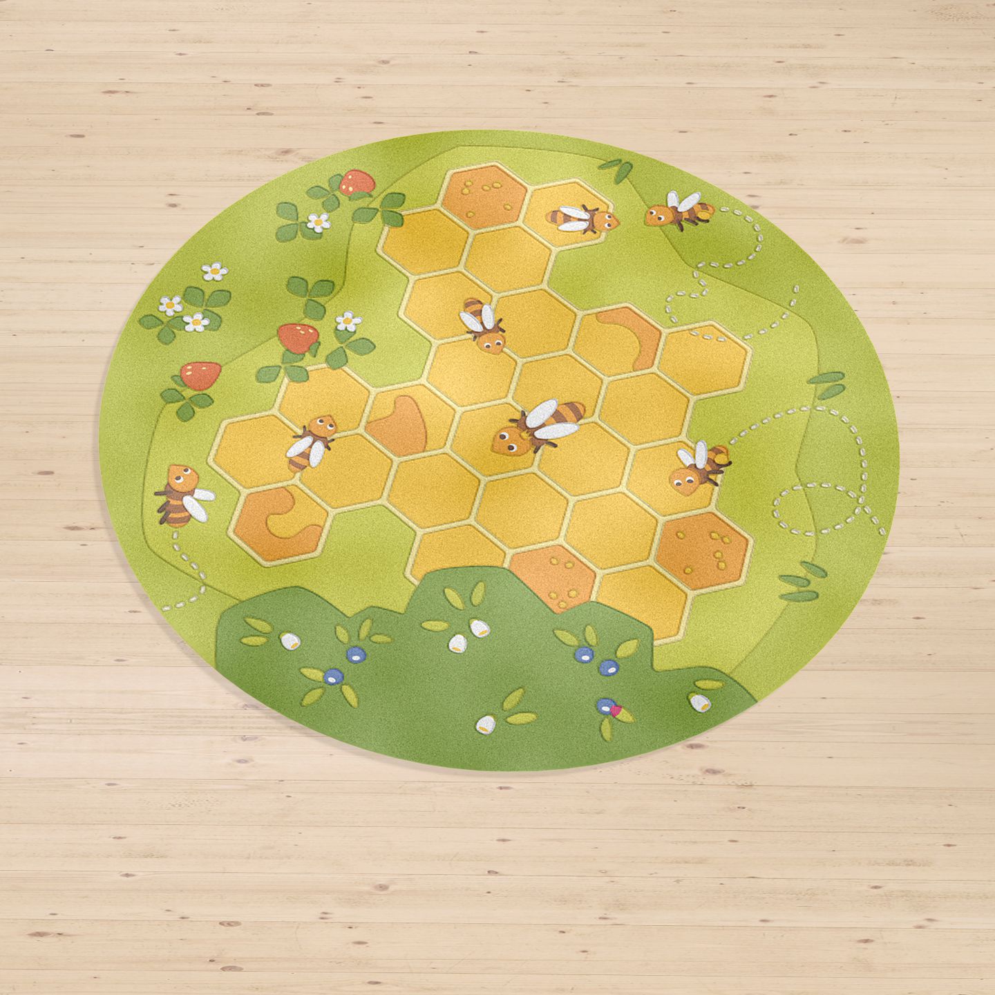 Teppich Bienen, Ø 250 cm