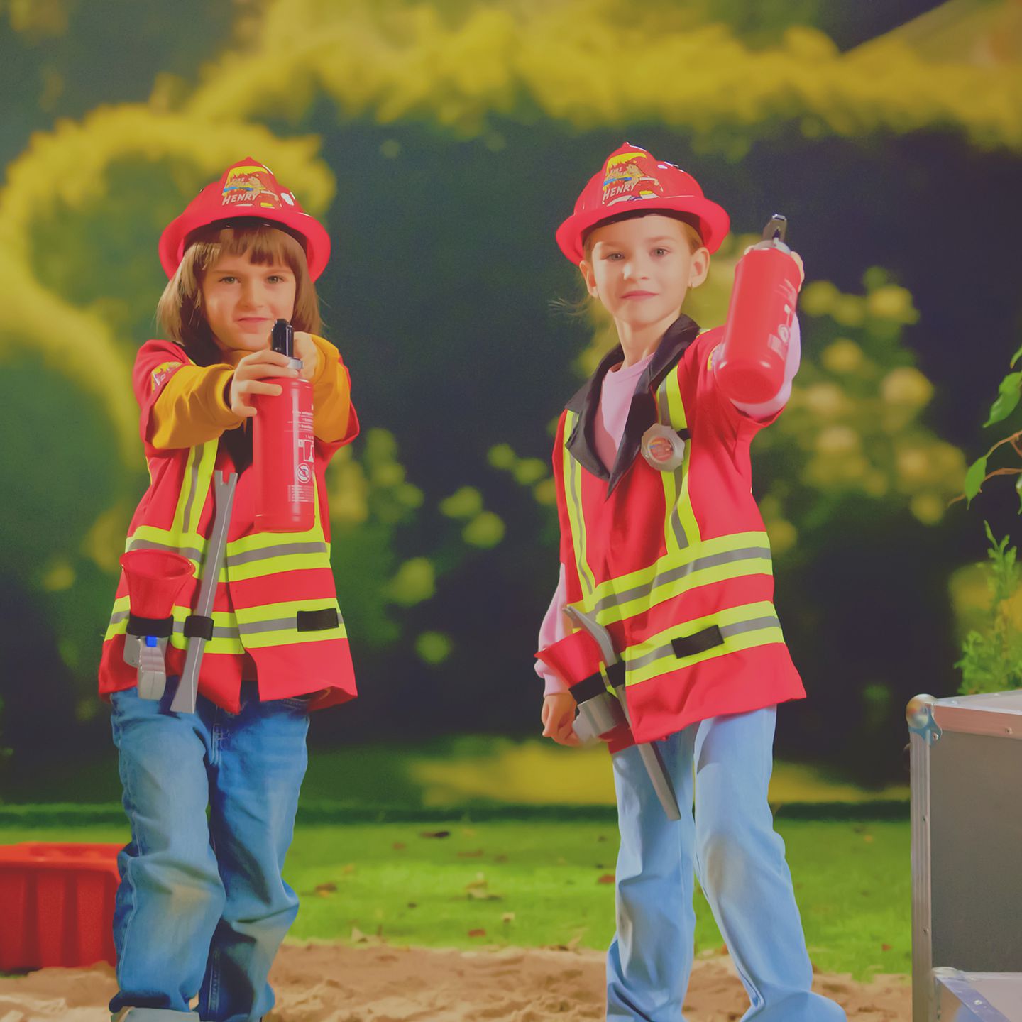 Feuerwehrkostüm mit Zubehör