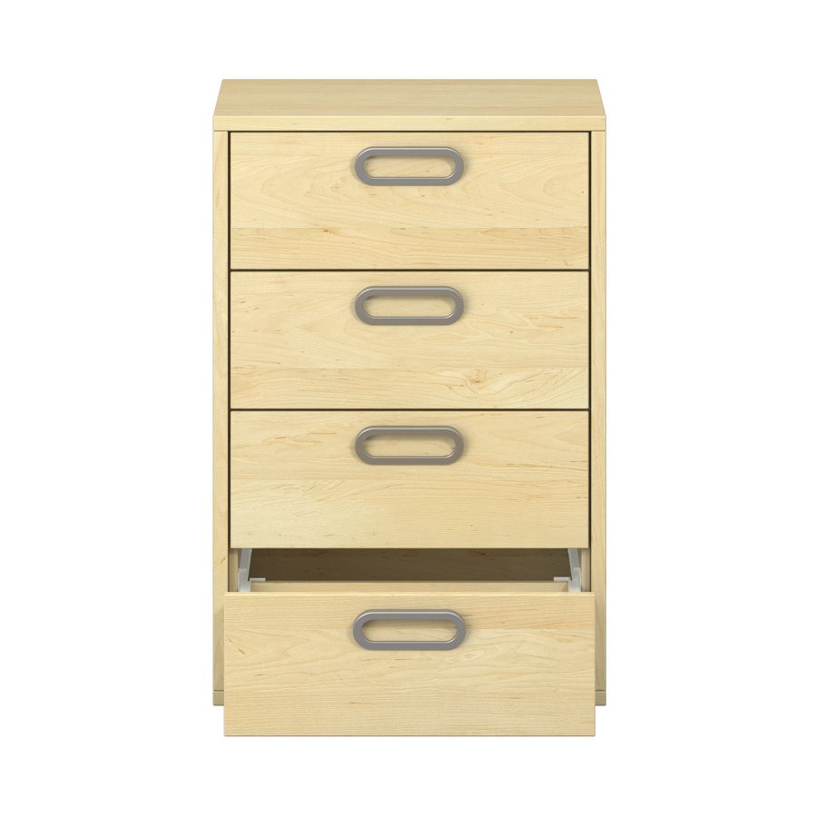 Pureo Schubkastenchrank mit 4 Schubkästen, Furnier
B 50 x H 75 x T 42 cm