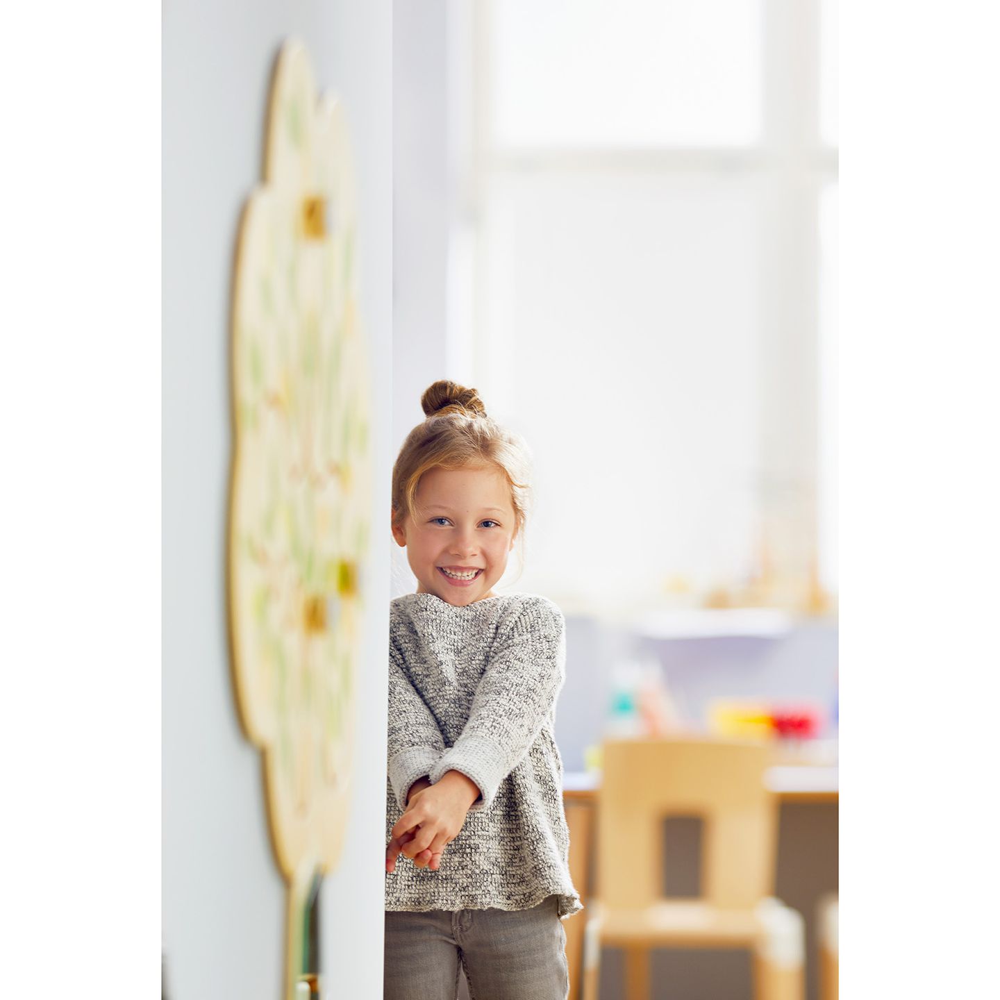 Applikation Baum mit Spiegel, B 91,8 x H 147,5 cm