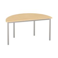 Halbrundtisch Tabit, B 140 x T 70 cm