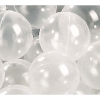 Ballbad-Bälle transparent, 500 Stk., Ø 6 cm