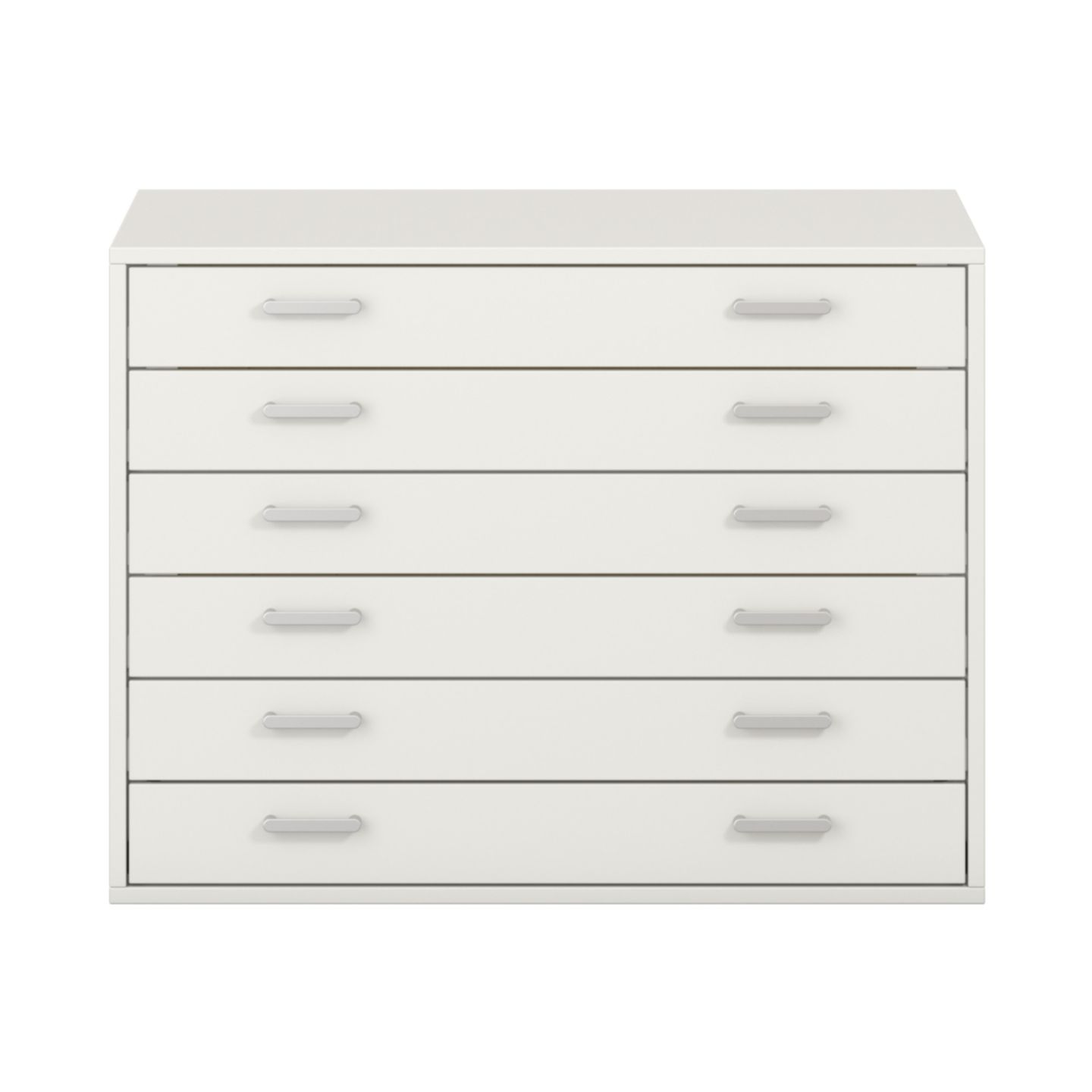 Pureo Papierschrank Dekor, mit 6 Schubkästen, B 100 x H 75 x T 60 cm
