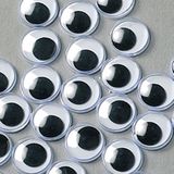 230.000.520 - Wackelaugen rund, Ø 12 mm ca. 100 Stk.