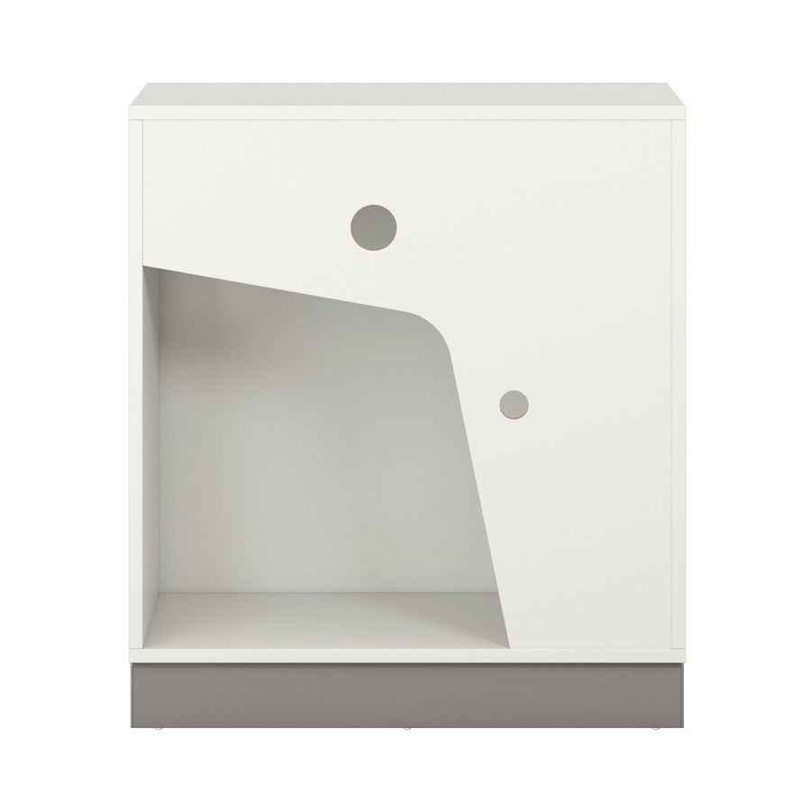 Pureo Rückzugsschrank Front rechts, B 100 x H 100 x T 60 cm