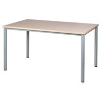 Easy-Tisch rechteckig, B 180 x H 75,5 x T 80 cm, HPL-Belag, 2 Rollen + Gleiter