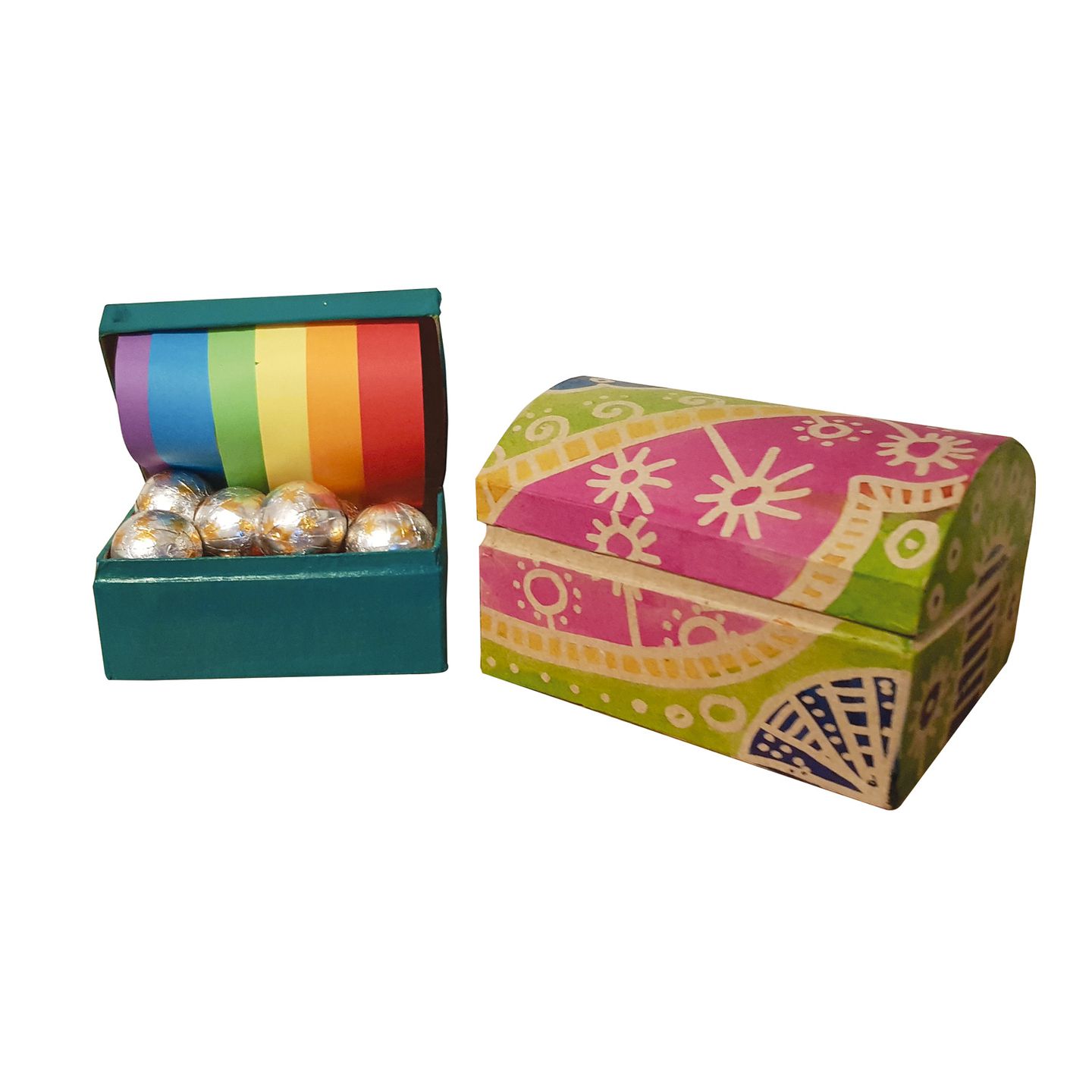 Schatztruhen 6 x 4 x 4 cm, 10er Set