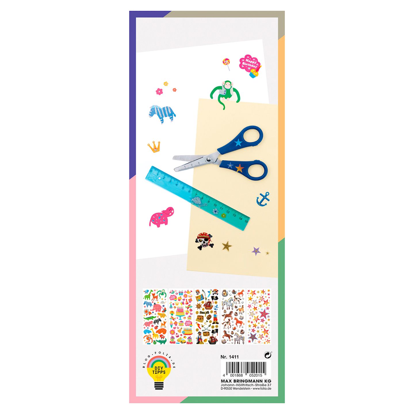 Glitzer-Sticker Fantasia