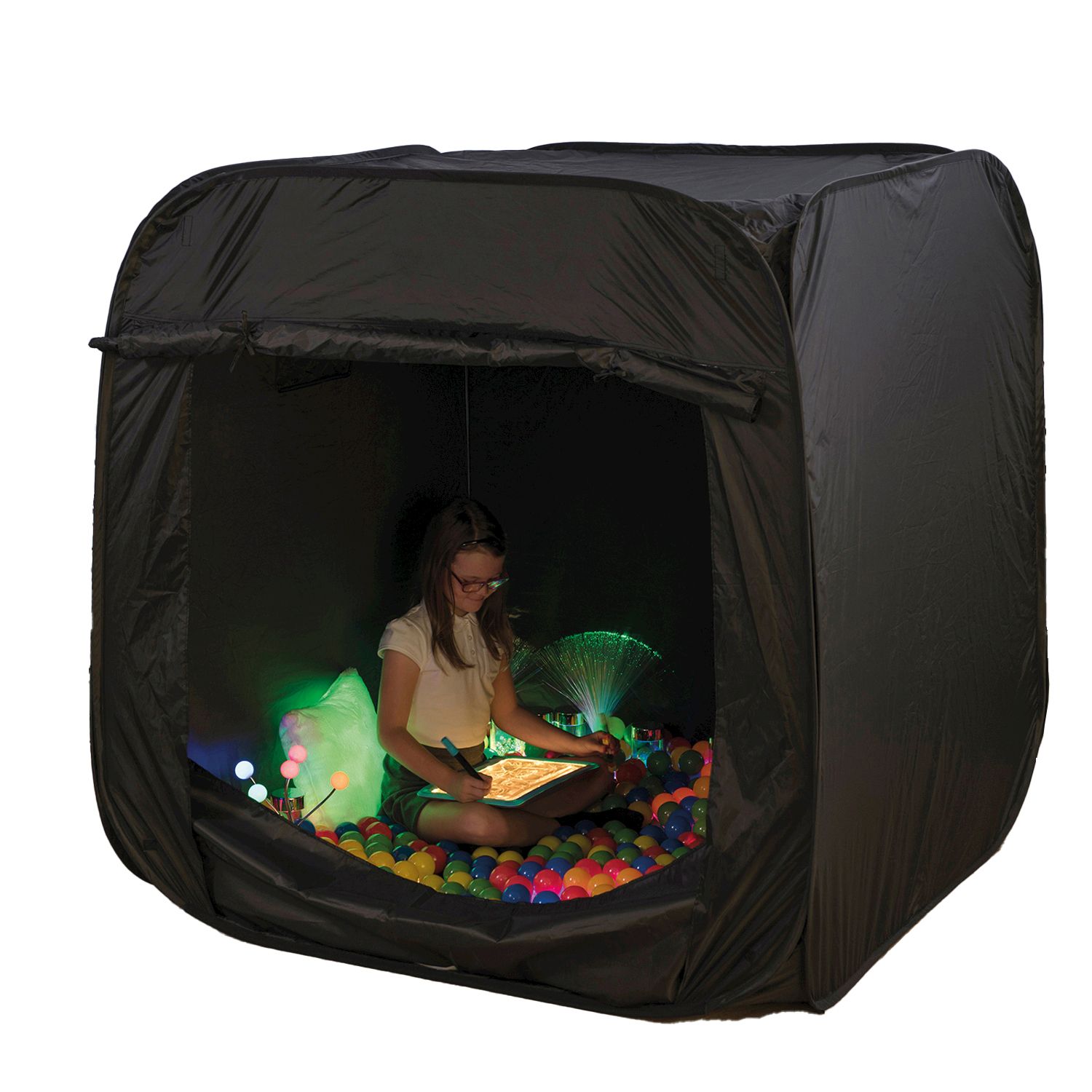 Pop-Up Sinnes-Zelt schwarz
