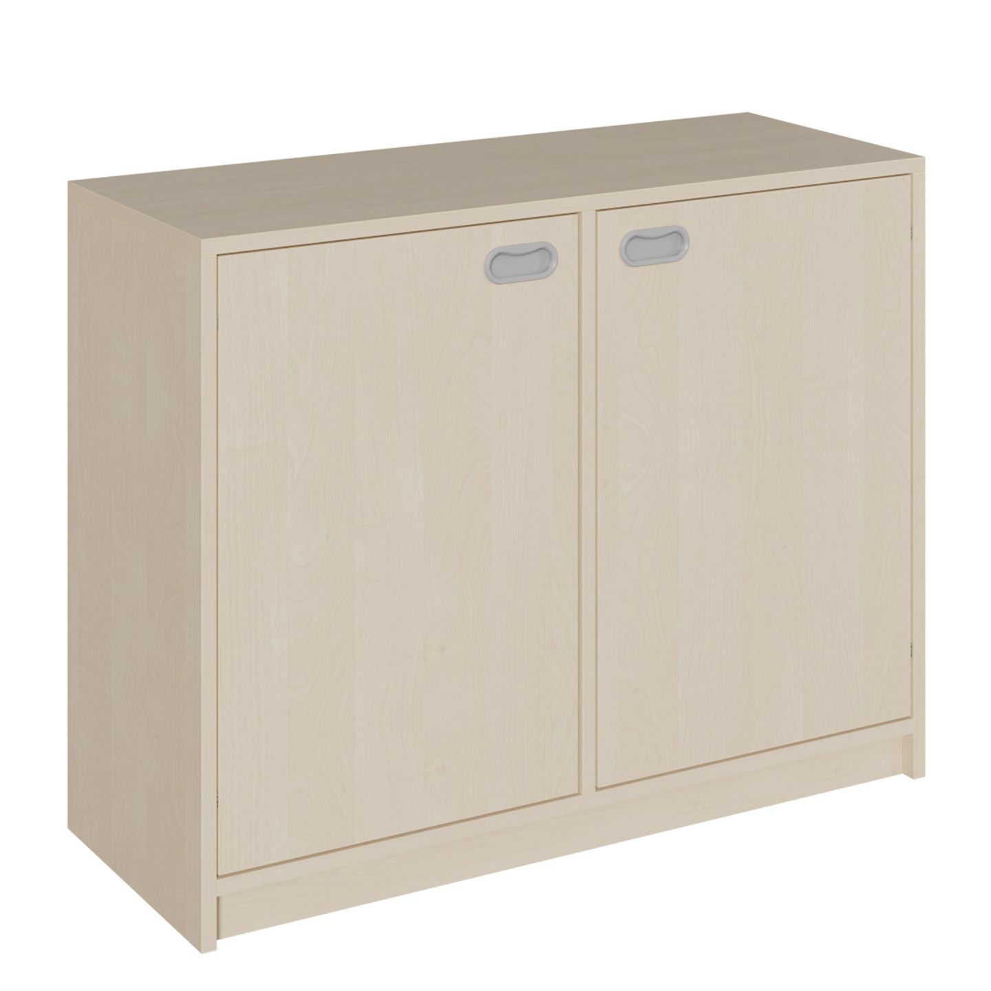 Doppeltürenschrank mit Sockel, mit Mittelwand, 4 Einlegeböden, B 102 x H 80 x T 40 cm