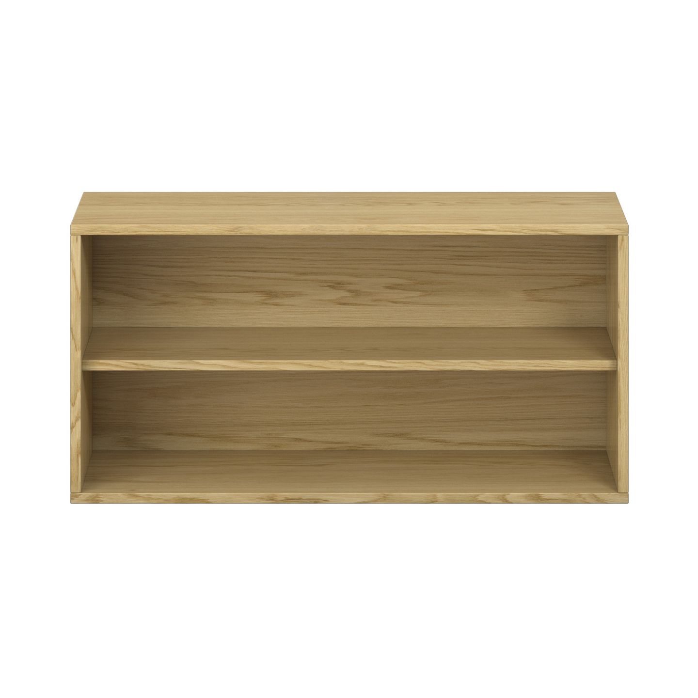 Pureo Regalschrank offen Furnier, B 100 x H 50 x T 42 cm