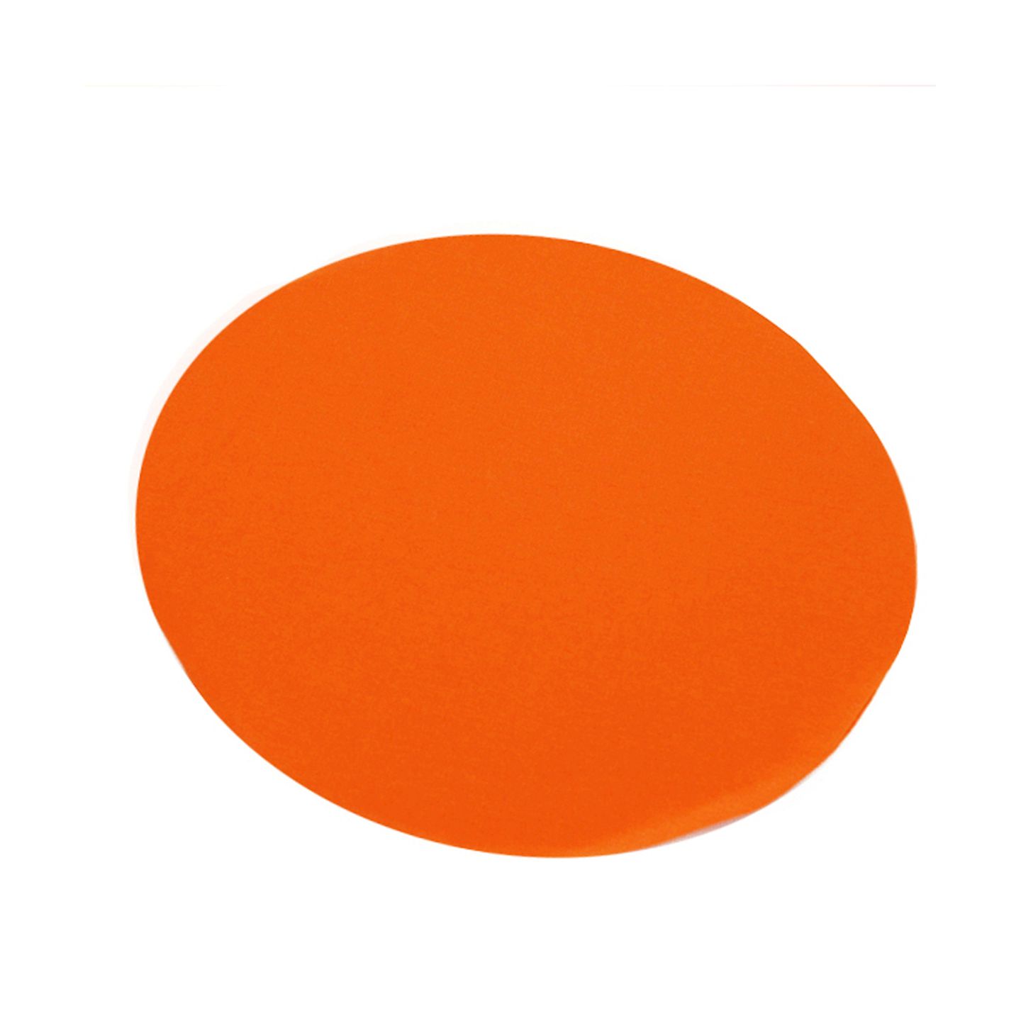 Sitzkissen rund mit Stoff- oder Kunstlederbezug