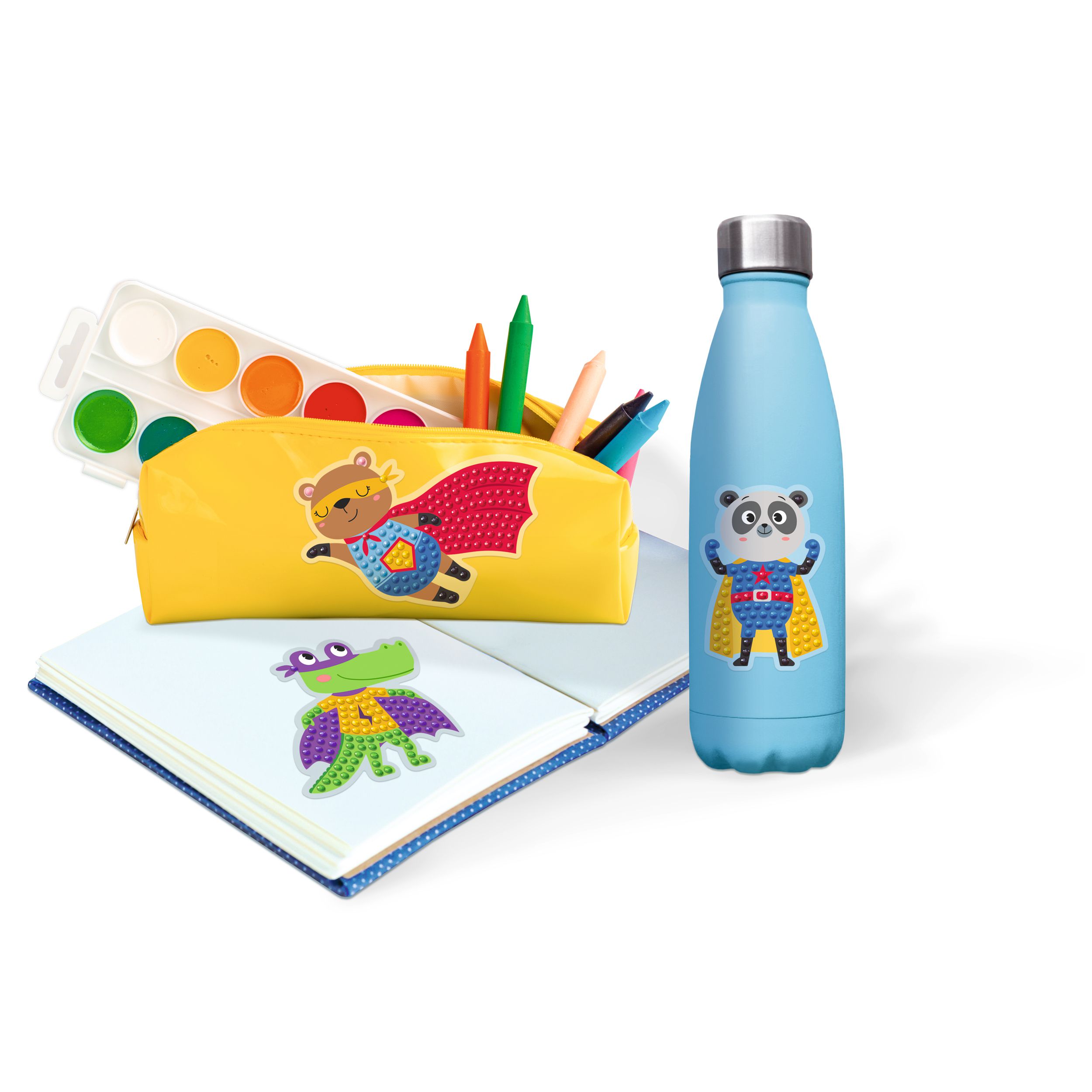 Diamond Painting Sticker Superhelden