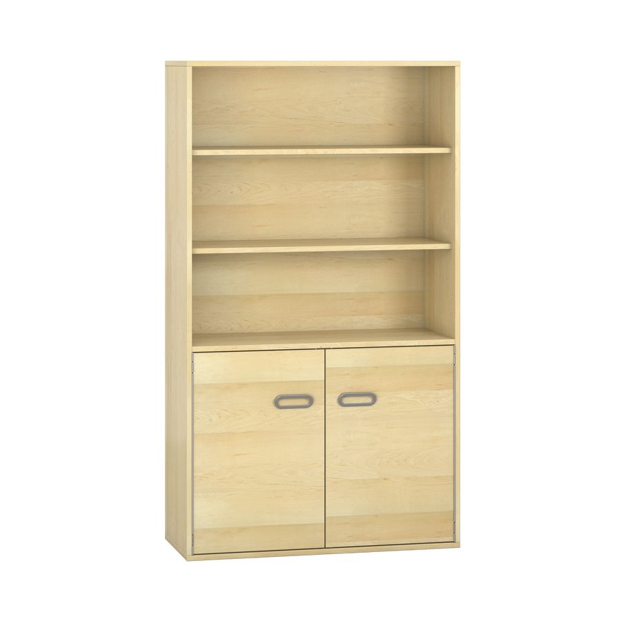 Pureo Türenschrank oben offen, Furnier
mit 3 Einlegeböden
B 100 x H 175 x T 42 cm