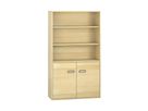 Pureo Türenschrank oben offen, Furnier
mit 3 Einlegeböden
B 100 x H 175 x T 42 cm