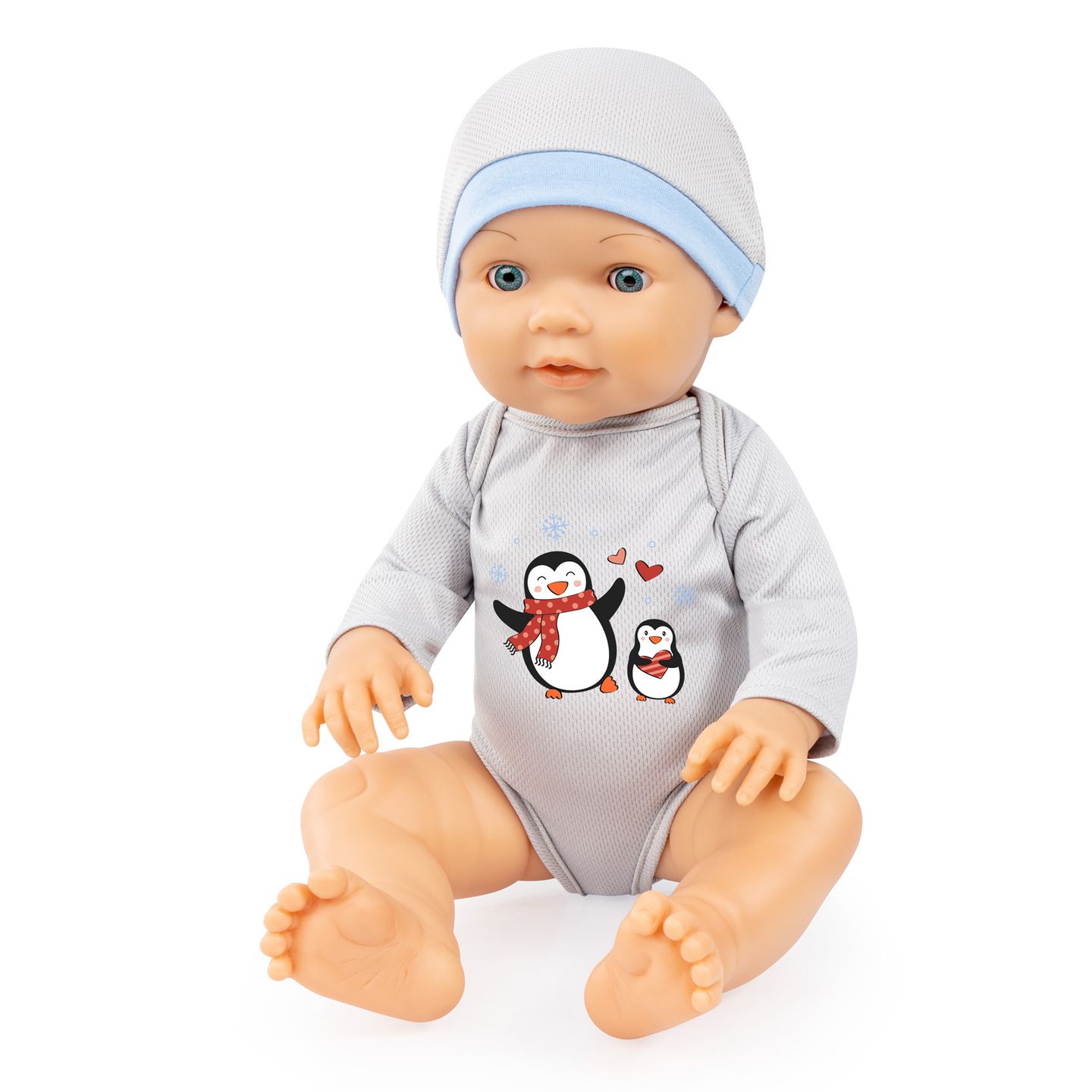 Kleider für Puppen 38-42 cm, hellblau