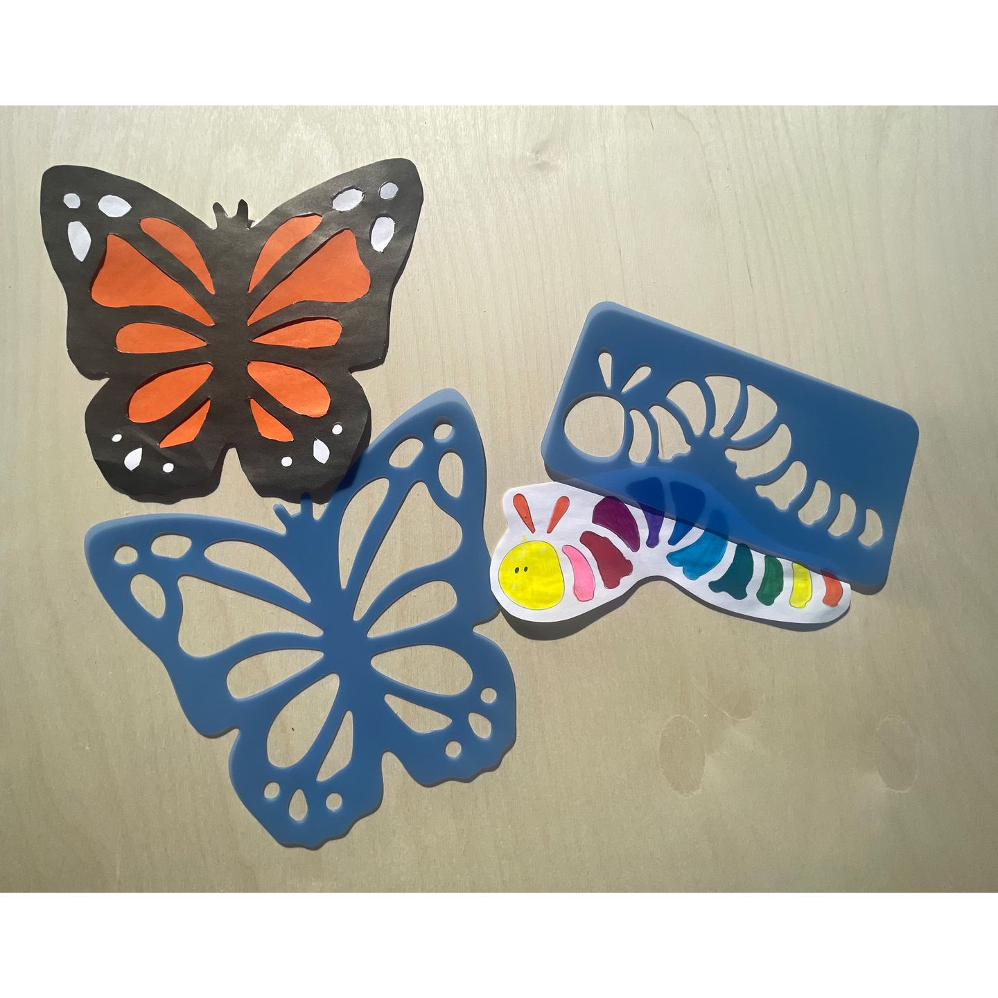 Schablonen Schmetterling