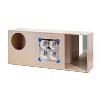 Durchkrabbelschrank Dekor, B 200 x H 80 x T 60 cm