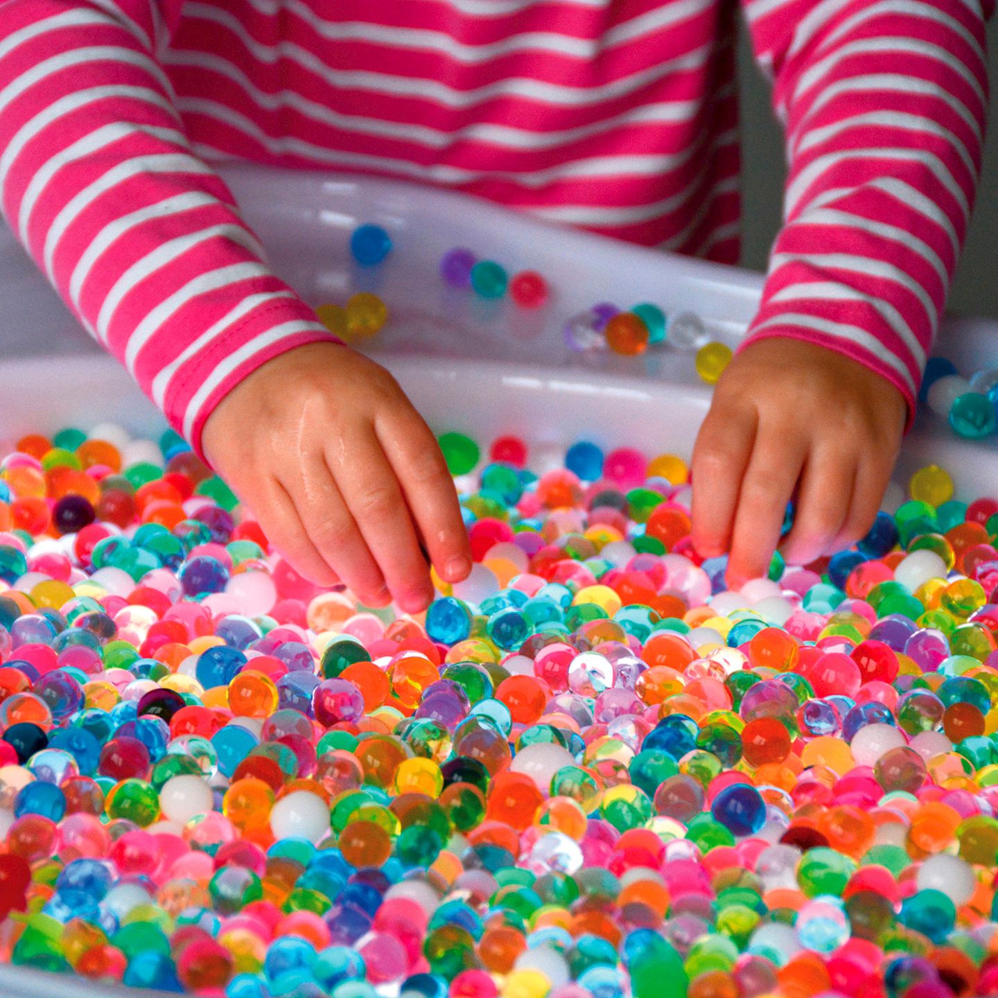 Sensorik-Kügelchen bunt