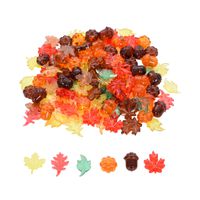 Blätter und Samen transparent